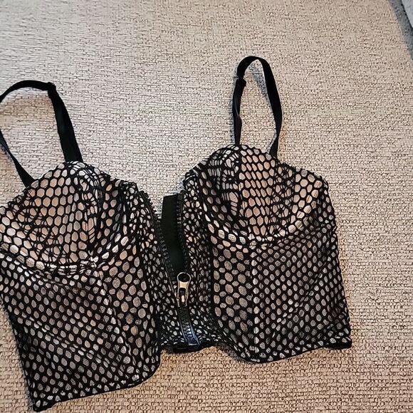 Victoria's Secret longline zip up corset bra - Picture 6 of 7